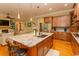 Spacious kitchen, granite island, and stainless steel appliances at 119 Cockle Shell Ct., Pawleys Island, SC 29585