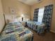 Twin bedroom with two twin beds and ocean-themed decor at 5801 Oyster Catcher Dr. # 1531, North Myrtle Beach, SC 29582