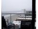 Balcony overlooking the beach and ocean at 9550 Shore Dr. # 1405, Myrtle Beach, SC 29572