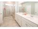 Main bathroom with double vanity and walk-in shower at Lot 721 Zoe Way, Myrtle Beach, SC 29588