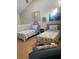 Two twin beds in a well-lit bedroom with coastal decor at 501 Maison Dr. # G15, Myrtle Beach, SC 29572