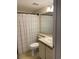 Clean bathroom with a shower/tub combo and vanity at 501 Maison Dr. # G15, Myrtle Beach, SC 29572