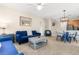 Spacious living room with comfortable seating and a neutral color palette at 4541 Girvan Dr. # 27-D, Myrtle Beach, SC 29579