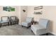Cozy sitting area with two armchairs, creating a relaxing space at 4541 Girvan Dr. # 27-D, Myrtle Beach, SC 29579