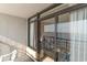 Balcony with glass doors showing the ocean, beach, and sand at 1501 S Ocean Blvd. # 1040, Myrtle Beach, SC 29577
