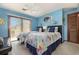 Guest bedroom with two twin beds and access to deck at 3015 Old Bryan Dr. # 4-8, Myrtle Beach, SC 29577