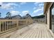 Private deck with wooden flooring and views of surrounding buildings at 3015 Old Bryan Dr. # 4-8, Myrtle Beach, SC 29577