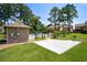 Exterior shed housing pool equipment near the community pool and grilling area at 3015 Old Bryan Dr. # 4-8, Myrtle Beach, SC 29577