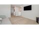 Long hallway with carpet and access to other rooms at 5700 Redgum Dr., Myrtle Beach, SC 29579