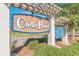 Clear Pond community entrance sign with builder names displayed at 5700 Redgum Dr., Myrtle Beach, SC 29579