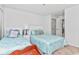 Bedroom with two twin beds and coastal decor at 1101 Possum Trot Rd. # C205, North Myrtle Beach, SC 29582