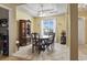 Elegant dining room featuring a wood table and hutch at 490 Blackberry Ln., Myrtle Beach, SC 29579