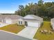 House exterior and driveway, aerial view at 338 Spruce Pine Way, Conway, SC 29526