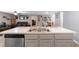 Modern kitchen island with double sink and dishwasher at 338 Spruce Pine Way, Conway, SC 29526
