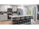 Modern kitchen with stainless steel appliances and an island at 338 Spruce Pine Way, Conway, SC 29526