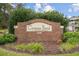 Brick sign marking the entrance to Cypress Bend community at 5750 Oyster Catcher Dr. # 1134, North Myrtle Beach, SC 29582