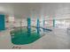 Indoor pool and hot tub in resort building at 2701 S Ocean Blvd. # 1817, North Myrtle Beach, SC 29582