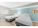 Bedroom with two twin-size beds at 2701 S Ocean Blvd. # 1817, North Myrtle Beach, SC 29582