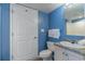 Bathroom with toilet, sink, and granite countertop at 1625 S Ocean Blvd. # 1305, North Myrtle Beach, SC 29582