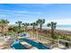 Resort-style pool with ocean views and boardwalk access at 1625 S Ocean Blvd. # 1305, North Myrtle Beach, SC 29582