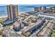Aerial view of coastal community, showing oceanfront location and resort style amenities at 9621 Shore Dr. # G219, Myrtle Beach, SC 29572