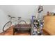 Small storage room with a bicycle, vacuum, and dresser at 7300 Porcher Dr. # 8, Myrtle Beach, SC 29572