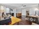 Spacious home office with two work desks and hardwood floors at 7300 Porcher Dr. # 8, Myrtle Beach, SC 29572