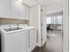 Convenient laundry room with Samsung washer and dryer at 7300 Porcher Dr. # 8, Myrtle Beach, SC 29572