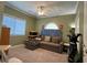 Bedroom with sectional sofa and golf clubs at 1525 Lantern Rest Dr. # 301, Myrtle Beach, SC 29579
