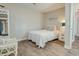 Small bedroom with full bed and beach decor at 4105 S Ocean Blvd. S # 102, North Myrtle Beach, SC 29582