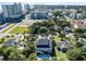 Aerial view showcasing the house's location in a beach neighborhood at 204 5Th Ave. N, North Myrtle Beach, SC 29582