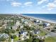 Aerial view of the property and surrounding beach neighborhood at 204 5Th Ave. N, North Myrtle Beach, SC 29582