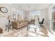 Home office with comfortable seating, a work desk and lots of natural light at 204 5Th Ave. N, North Myrtle Beach, SC 29582