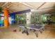 Indoor game room with ping pong tables at 5300 North Ocean Blvd. # 1405, Myrtle Beach, SC 29577