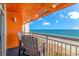 Relaxing oceanfront balcony view at 5300 North Ocean Blvd. # 1405, Myrtle Beach, SC 29577