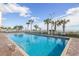 Inviting outdoor pool with lounge chairs and ocean views at 5300 North Ocean Blvd. # 1405, Myrtle Beach, SC 29577
