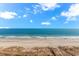 Stunning panoramic view of the ocean and sandy beach at 5300 North Ocean Blvd. # 1405, Myrtle Beach, SC 29577
