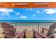Oceanfront balcony view from condo at 5300 North Ocean Blvd. # 1405, Myrtle Beach, SC 29577