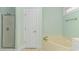 Relaxing bathroom with a corner soaking tub and a separate shower at 676 Oxbow Dr., Myrtle Beach, SC 29579