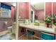 Bathroom with vanity, toilet and shower at 336 Piedmont Ave., Myrtle Beach, SC 29577