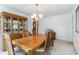 Classic dining room with a wood table and hutch at 336 Piedmont Ave., Myrtle Beach, SC 29577