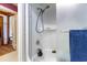 Clean shower stall with glass enclosure at 336 Piedmont Ave., Myrtle Beach, SC 29577