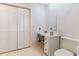 Bathroom with a vanity, toilet, and built-in storage at 336 Piedmont Ave., Myrtle Beach, SC 29577