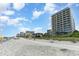 Beach access, sandy path with ocean and hotel views at 200 76Th Ave. N # 411, Myrtle Beach, SC 29572