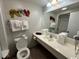 Second bathroom with a vanity and shower at 601 Retreat Beach Circle # 524, Pawleys Island, SC 29585