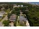 Aerial view of property and surrounding houses near the beach at 504 13Th Ave. S, North Myrtle Beach, SC 29582