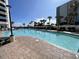 Resort-style pool with plenty of lounge chairs at 7100 Ocean Blvd. N # 919, Myrtle Beach, SC 29572