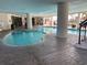 Relaxing hot tub area with surrounding seating at 7100 Ocean Blvd. N # 919, Myrtle Beach, SC 29572