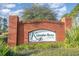 Brick community entrance sign for Kisadee Parke at Wild Wing at 332 Kiskadee Loop # L, Conway, SC 29526