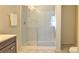 Updated bathroom with a large shower and neutral colors at 527 Folly Estates Dr., Myrtle Beach, SC 29588